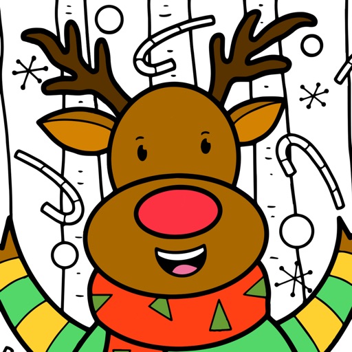 Coloring Christmas Book app icon
